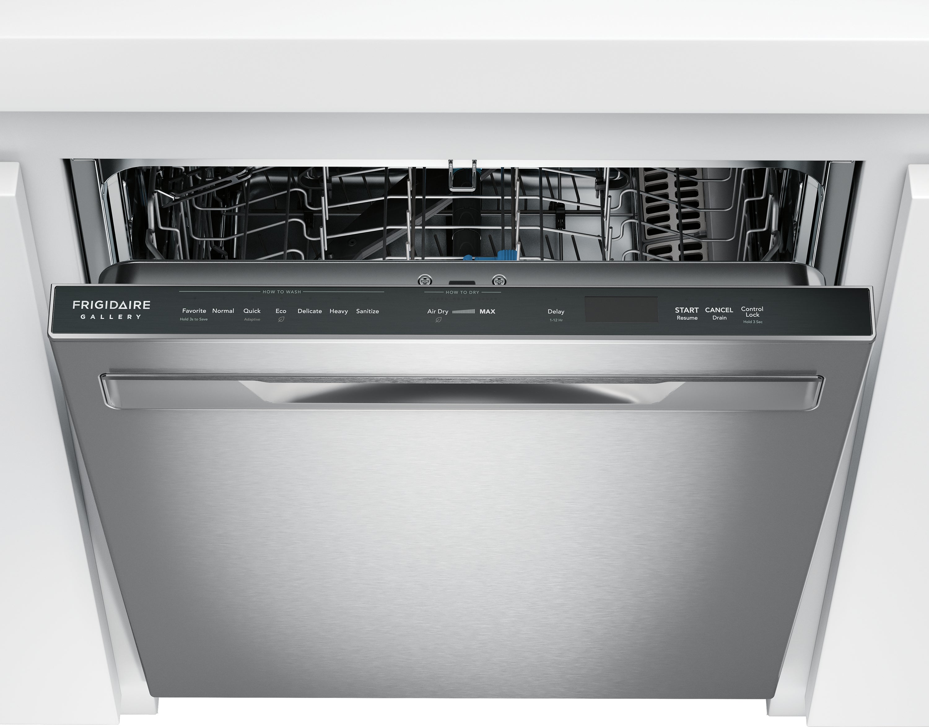 Frigidaire Gallery Stainless Steel Tub 24 "Built-In Dishwasher with CleanBoost® Technology - GDSP4735AF
