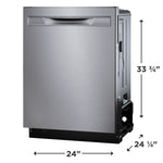 Frigidaire Gallery Stainless Steel Tub 24 "Built-In Dishwasher with CleanBoost® Technology - GDSP4735AF