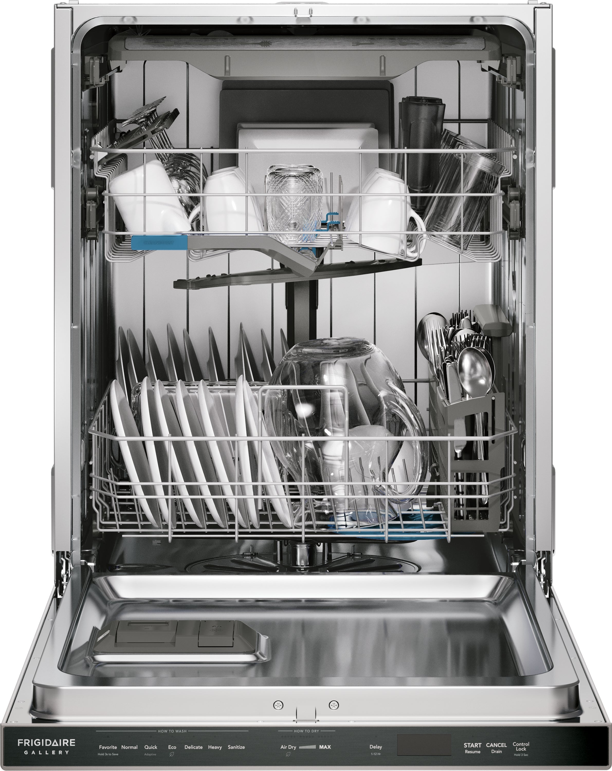 Frigidaire Gallery Stainless Steel Tub 24 "Built-In Dishwasher with CleanBoost® Technology - GDSP4735AF