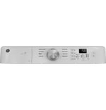 GE 7.8 cu. ft. Capacity Front Load Electric Dryer with Sanitize Cycle, Control Lock and WiFi, White - GFD35ESMYWW