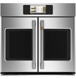 CAFÉ™ Professional Series 30" Stainless Steel French-Door Wall Oven with touchscreen and dual glass doors