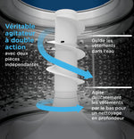 GE Laveuse à chargement par le haut 4,9 pi³ blanc GTW451BMRWS--