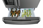 Frigidaire Gallery 36" 21.5 Cu. Ft. Smudge-Proof® Black Stainless Steel Counter-Depth 4-Door French Door Refrigerator - GRMC2273CD