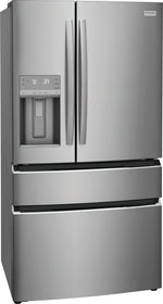 Frigidaire Gallery 36" 21.5 Cu. Ft. Smudge-Proof® Stainless Steel Counter-Depth 4-Door French Door Refrigerator - GRMC2273CF