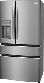 Frigidaire Gallery 36" 21.5 Cu. Ft. Smudge-Proof® Stainless Steel Counter-Depth 4-Door French Door Refrigerator - GRMC2273CF