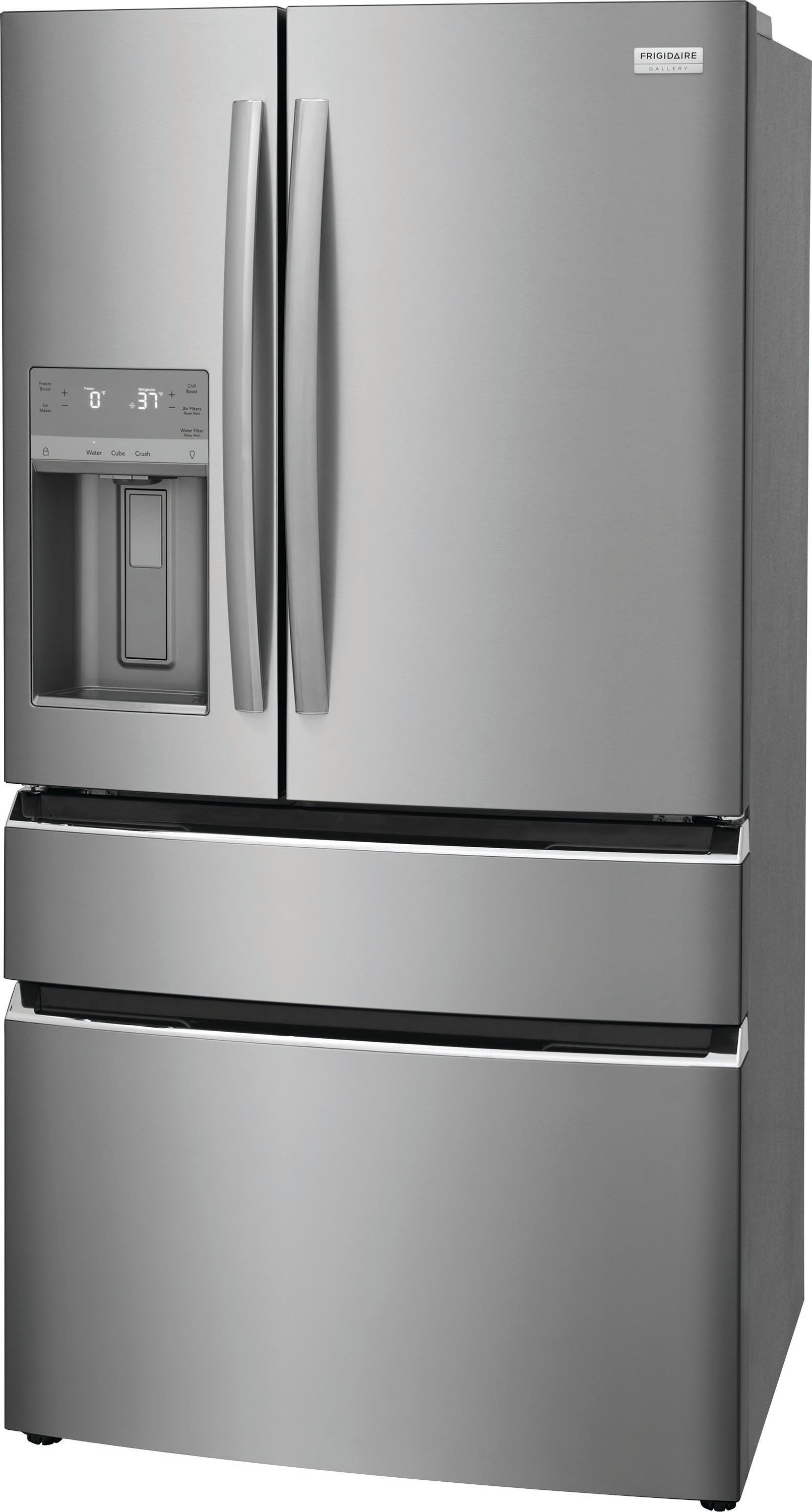 Frigidaire Gallery 36" 21.5 Cu. Ft. Smudge-Proof® Stainless Steel Counter-Depth 4-Door French Door Refrigerator - GRMC2273CF