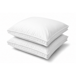 Cotton House 2 Pack 100% Cotton Gusseted Queen Pillow