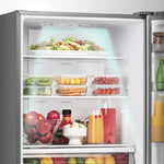 Hisense 31" 17 Cu. Ft. Fingerprint Resistant Titanium Counter-Depth Bottom-Freezer Refrigerator - RB17A2CSE