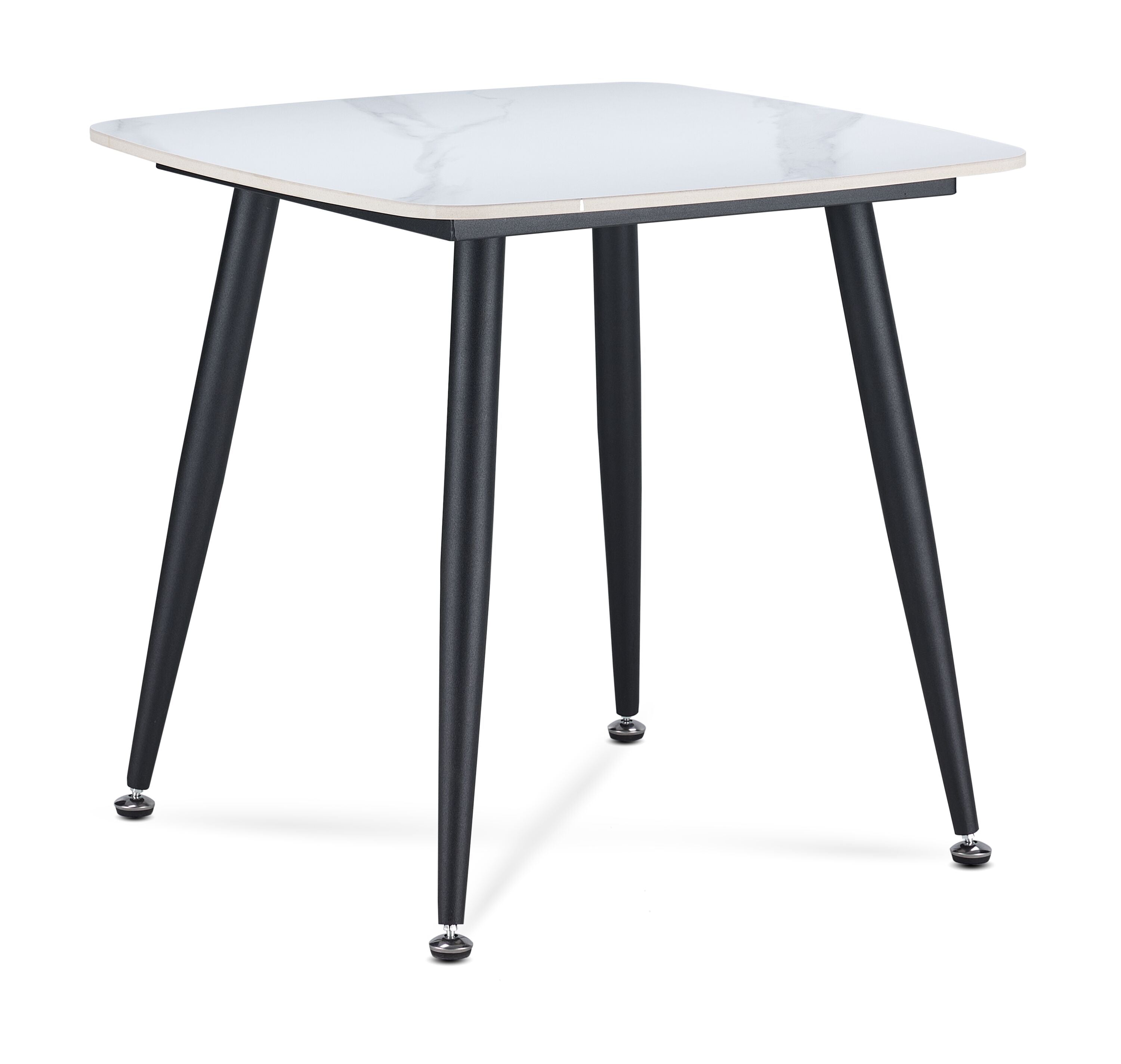 Bellmar 23" Sintered Stone End Table - White