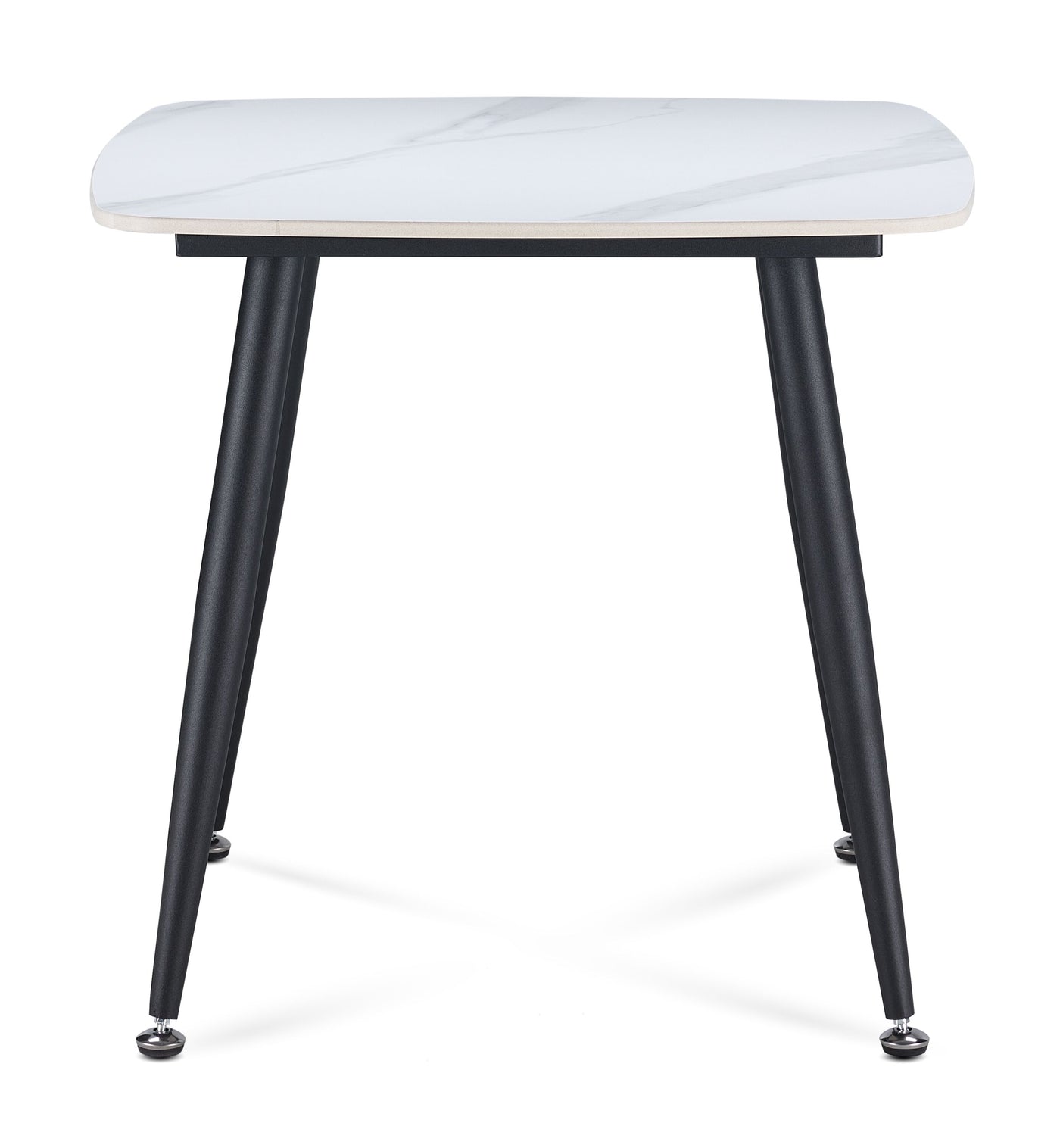 Bellmar Sintered Stone End Table - White