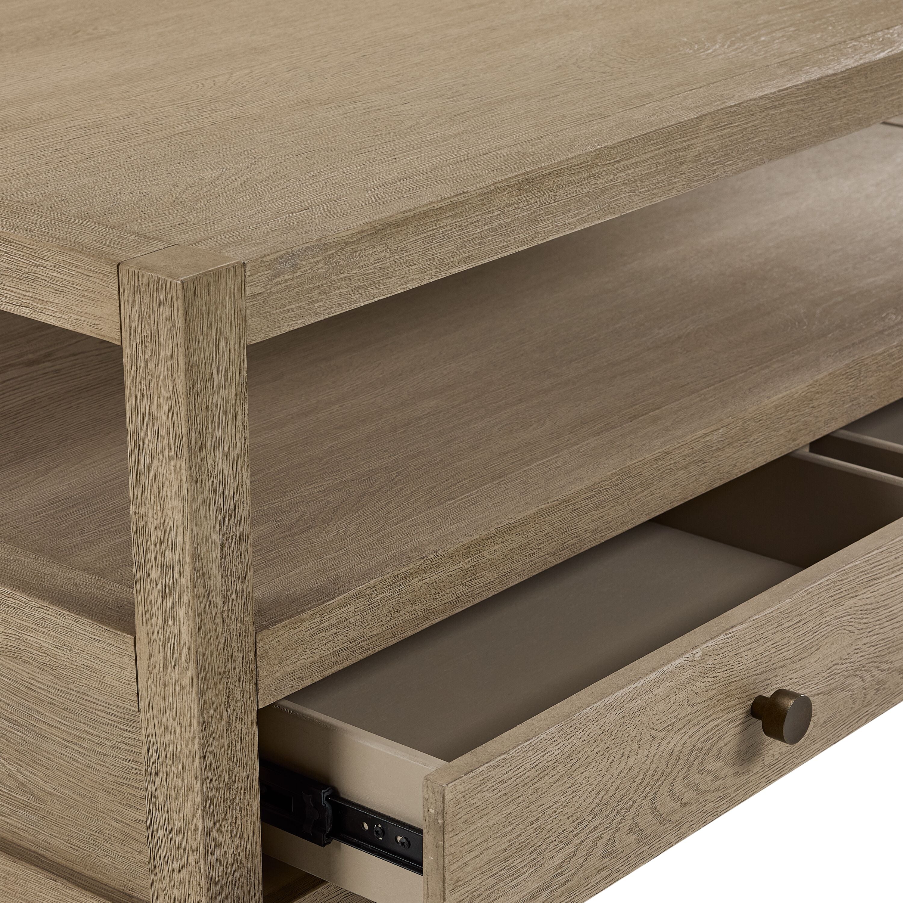 Joliette 48" Coffee Table - Light Tan