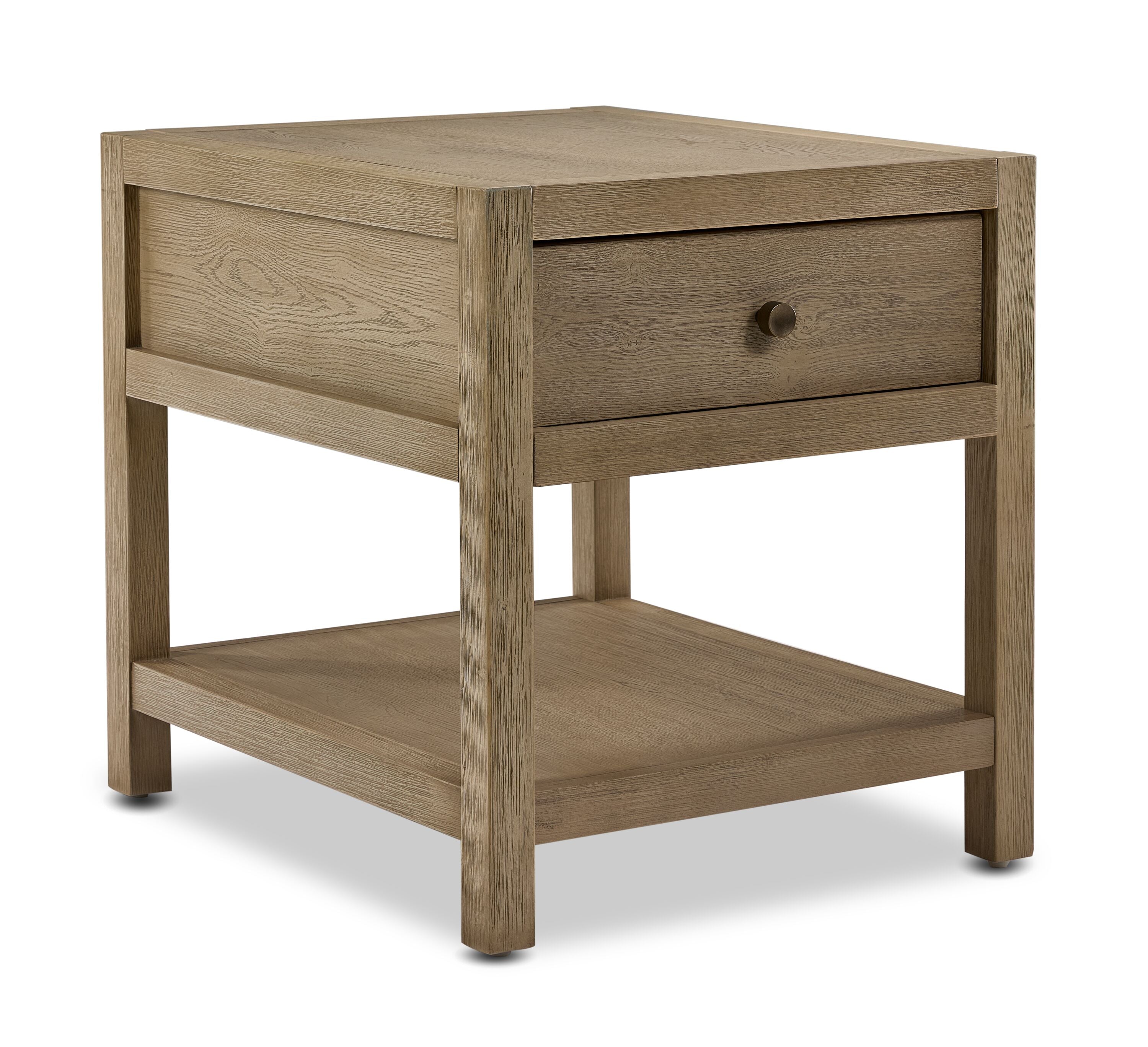 Joliette 22" End Table - Light Tan