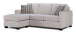 Safia Sofa Chaise - Bone