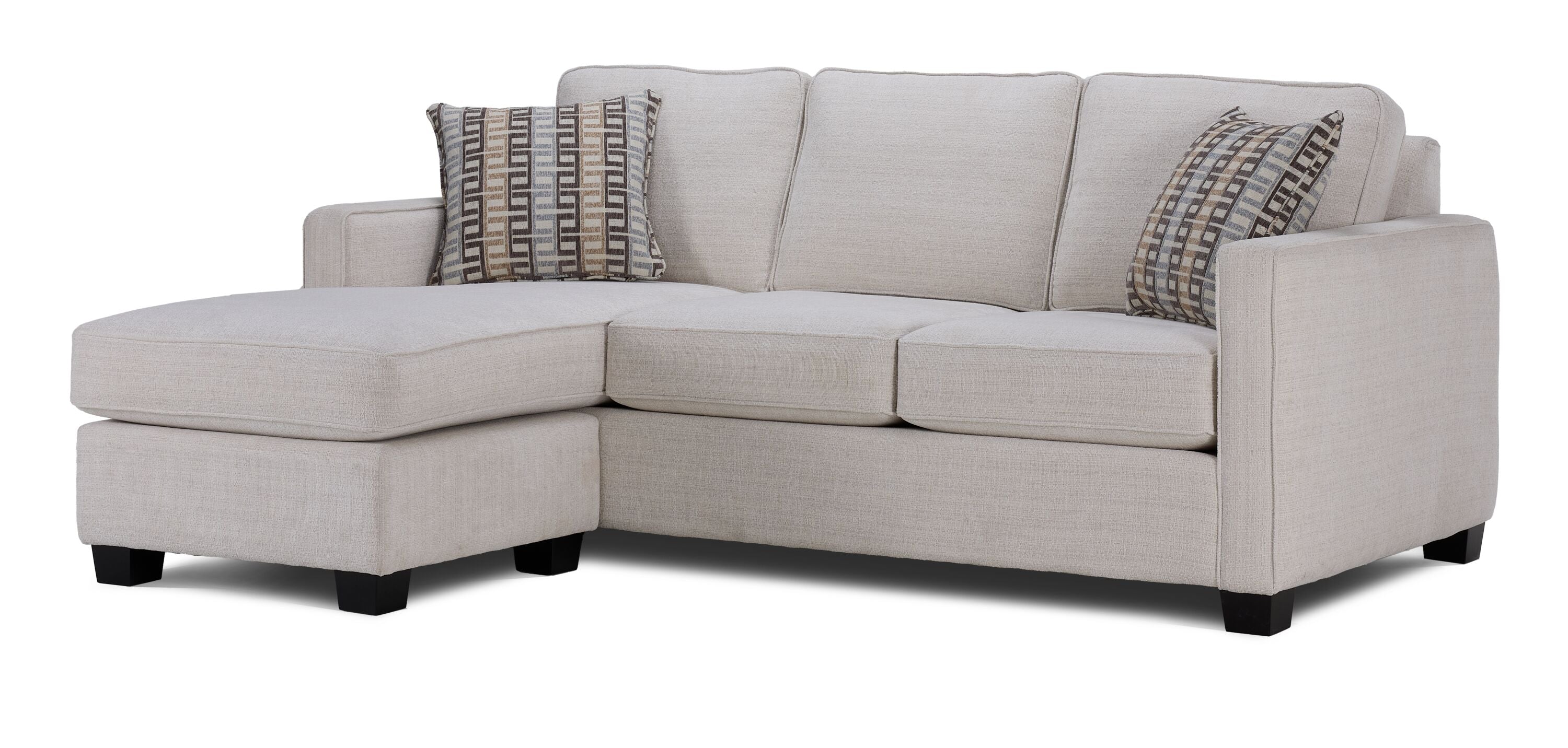 Safia Sofa Chaise - Bone