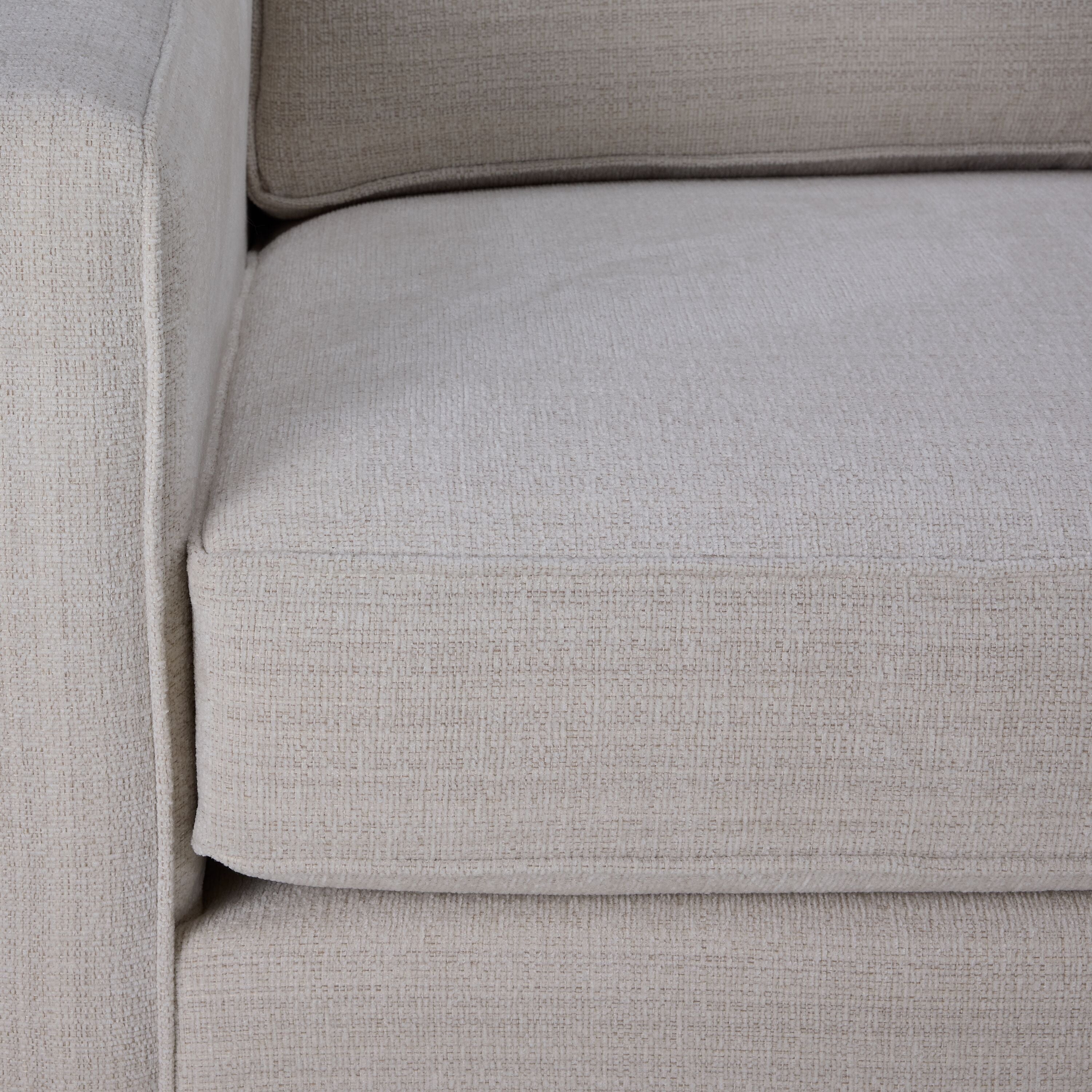 Safia Sofa Chaise - Bone