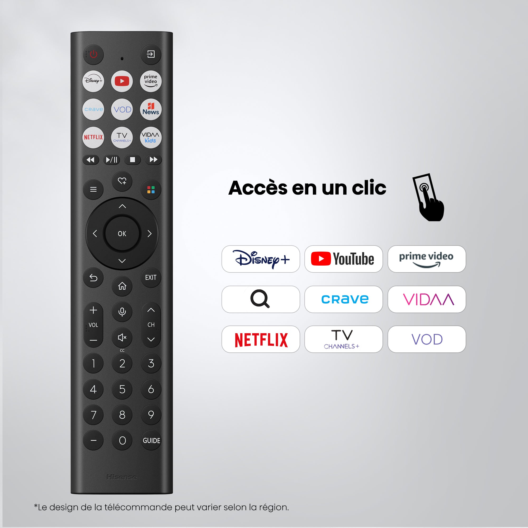 Hisense Téléviseur intelligent 32 po QLED VIDAA HD – 32QD4SV--