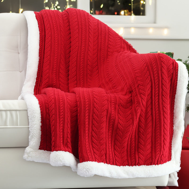 Leyland I 50" x 60" Throw - Red/White