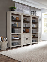Caraway Open Bookcase - Aged Ivory