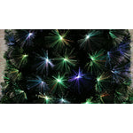 Elowen 6ft 7 Colour LED Fibre Optic Pre-Lit Christmas Tree - Multi-coloured