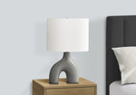Elm Table Lamp - Grey