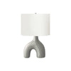 Elm Table Lamp - Light Grey