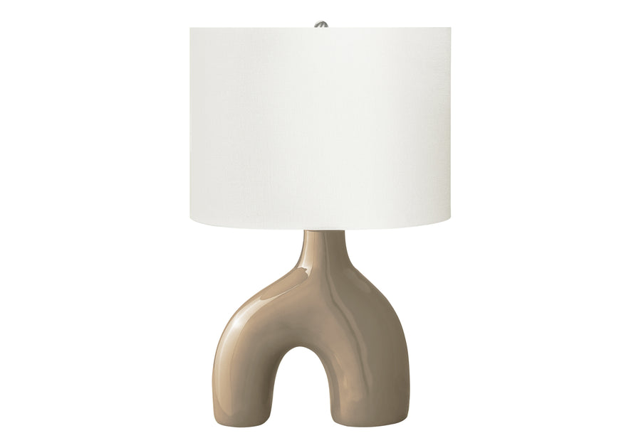 Elm Table Lamp - Brown