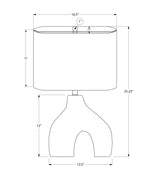 Elm Table Lamp - Green