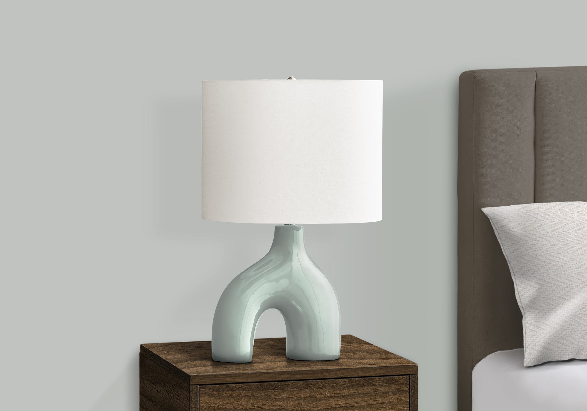 Elm Table Lamp - Green