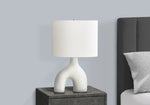 Elm Table Lamp - White