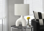 Elm Table Lamp - White