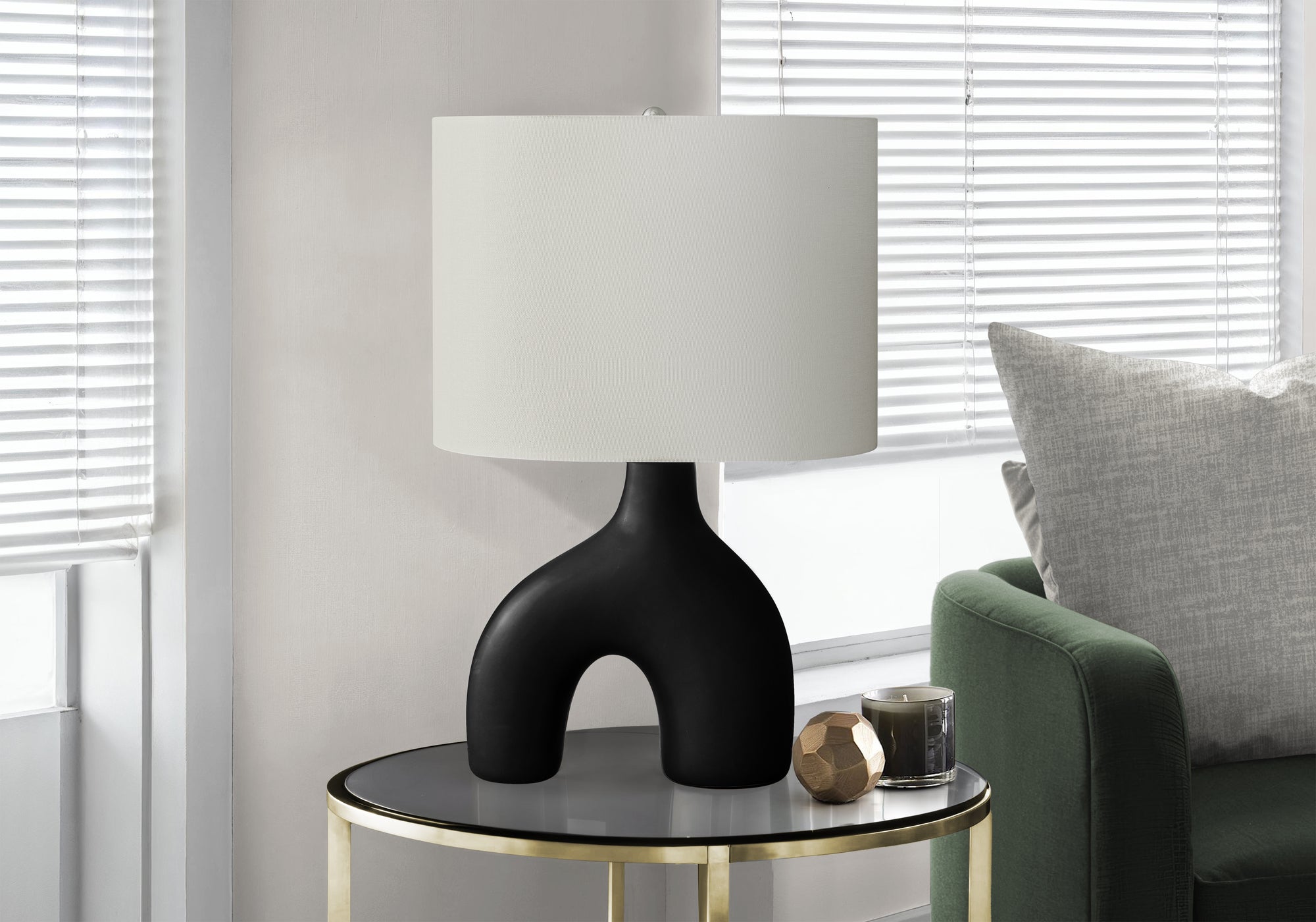 Elm Table Lamp - Black
