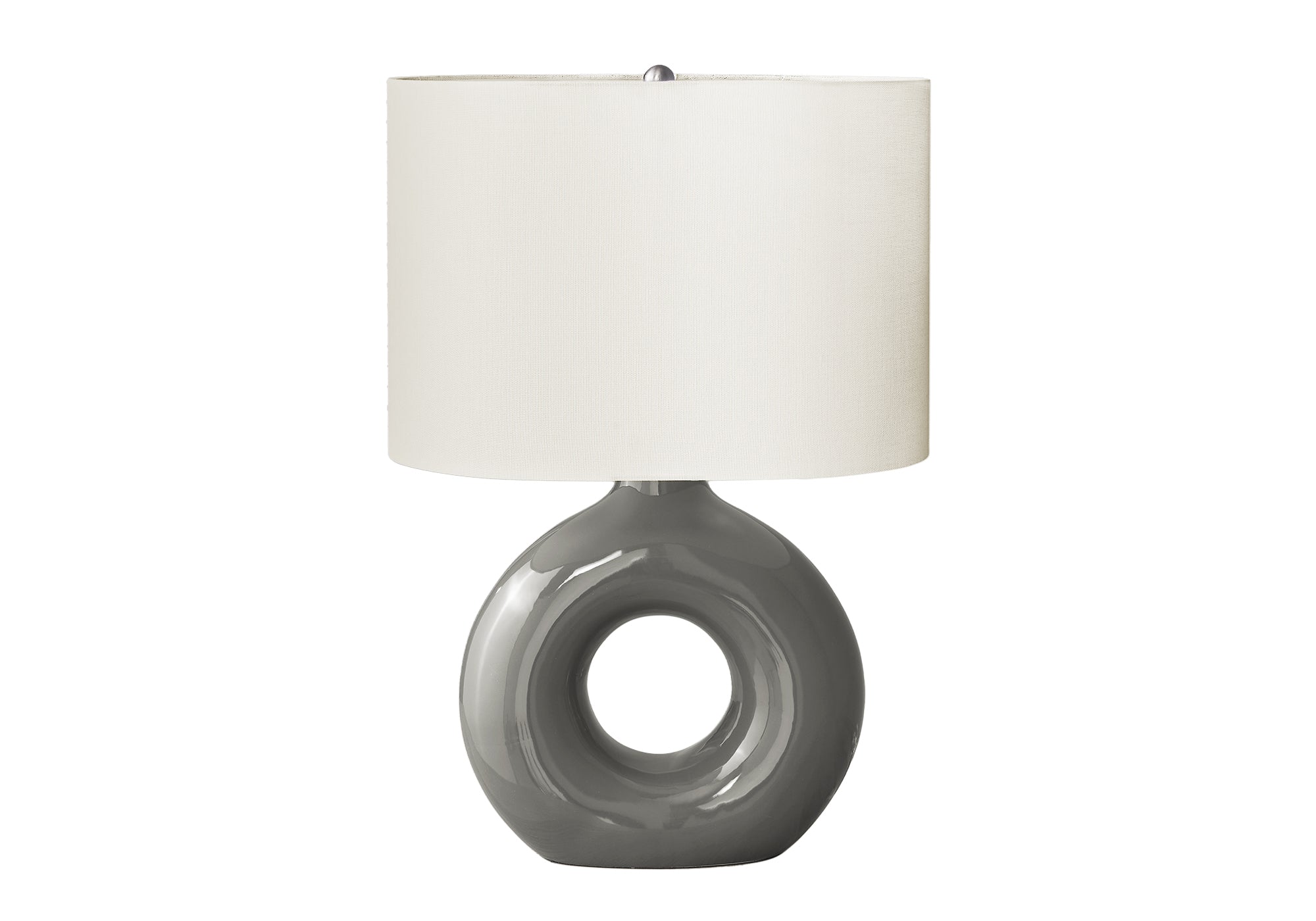 Birch Table Lamp - Grey