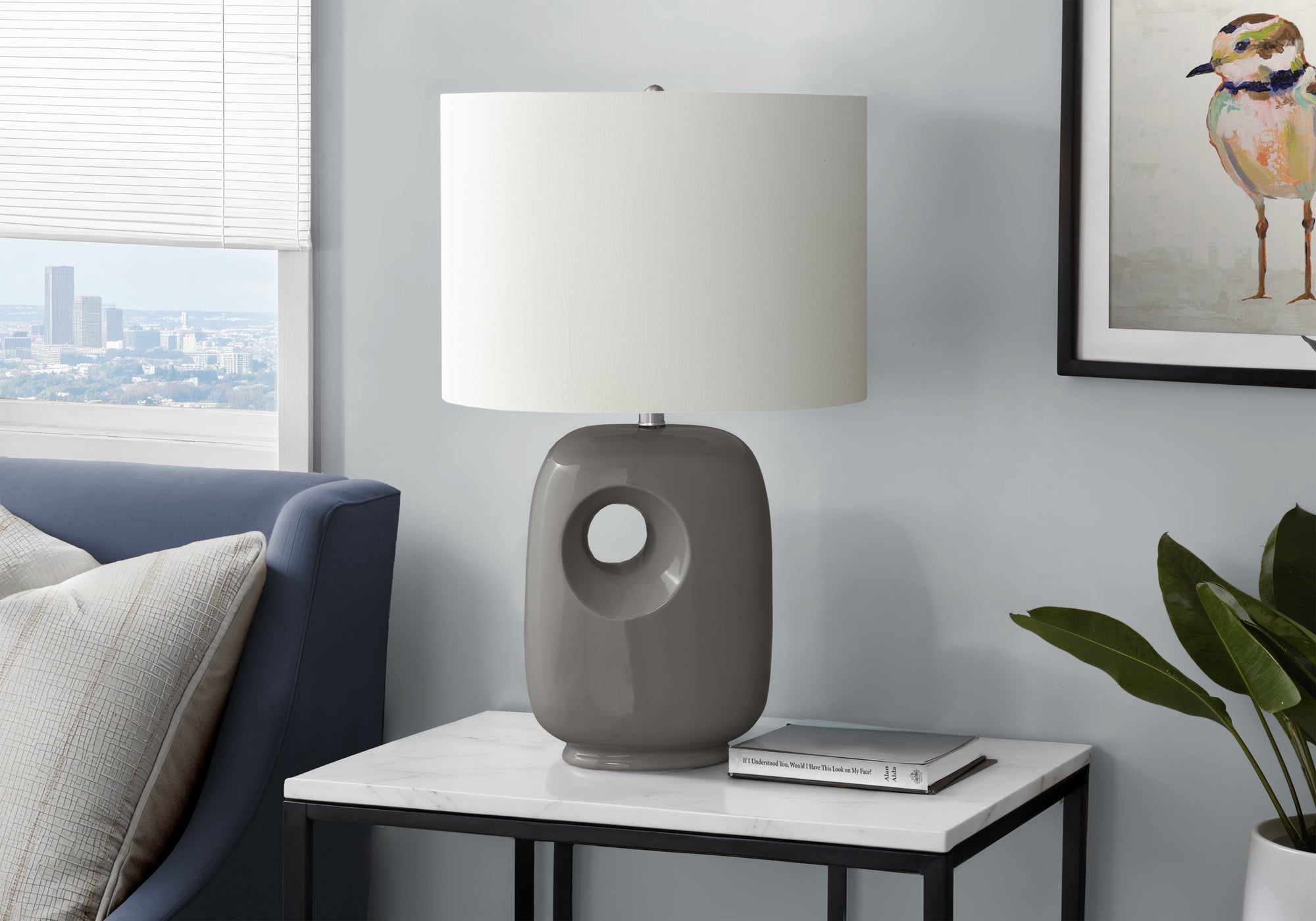 Nysa Table Lamp - Grey