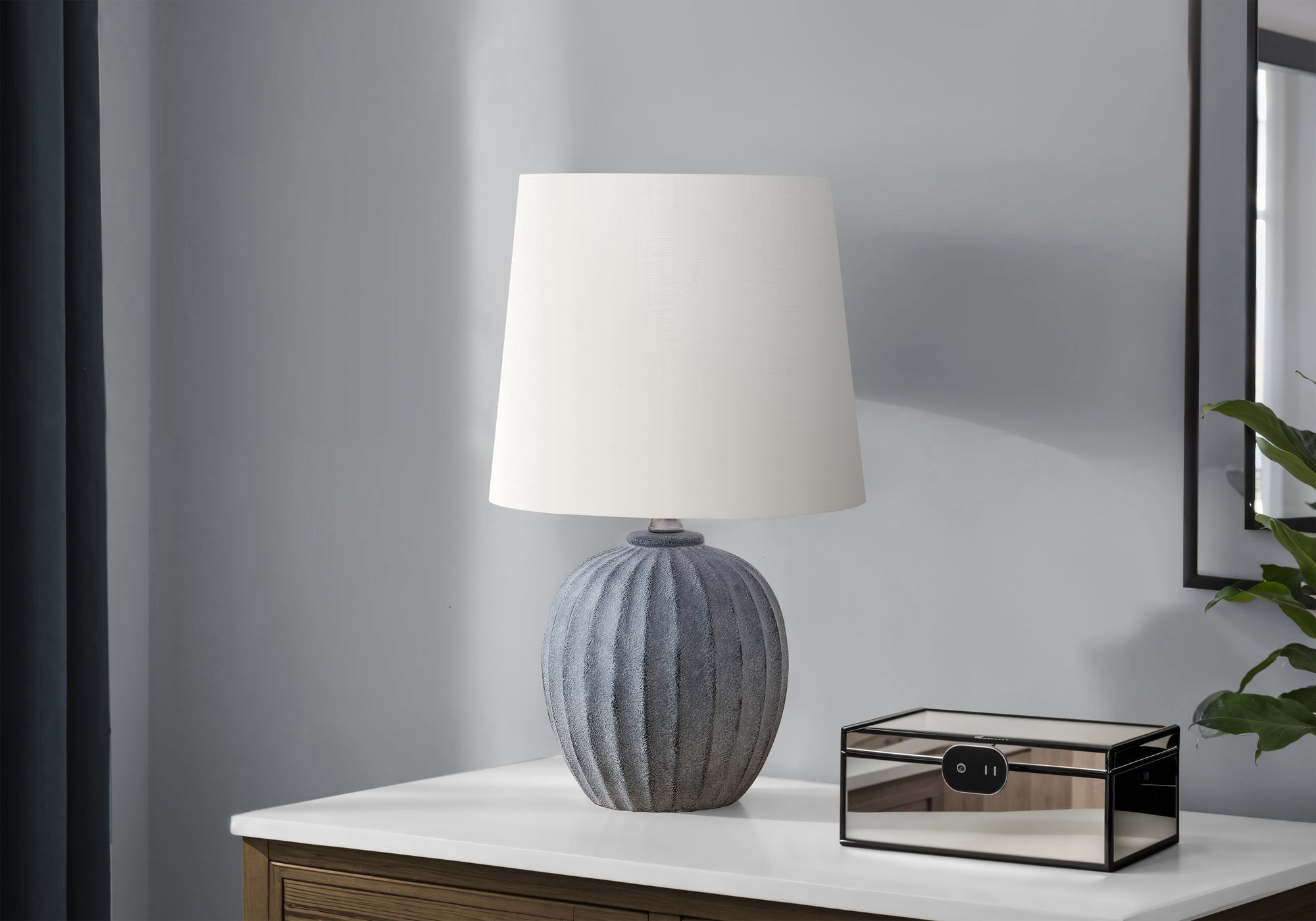 Zoren Table Lamp - Grey