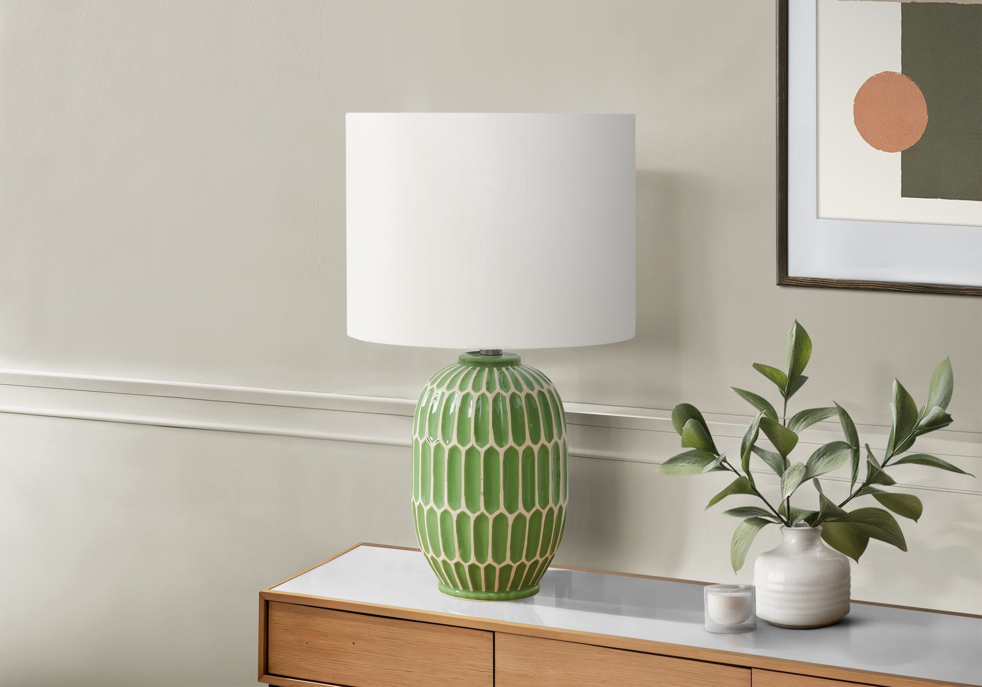 Tyne Table Lamp - Green