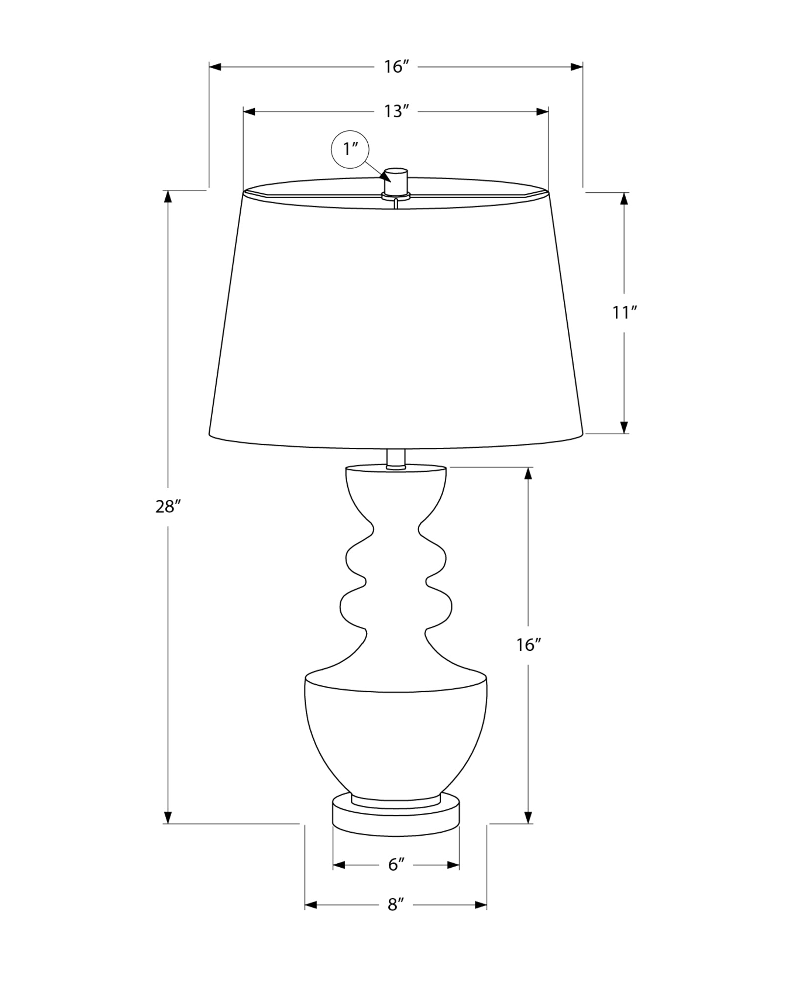 Tenz Table Lamp - Beige