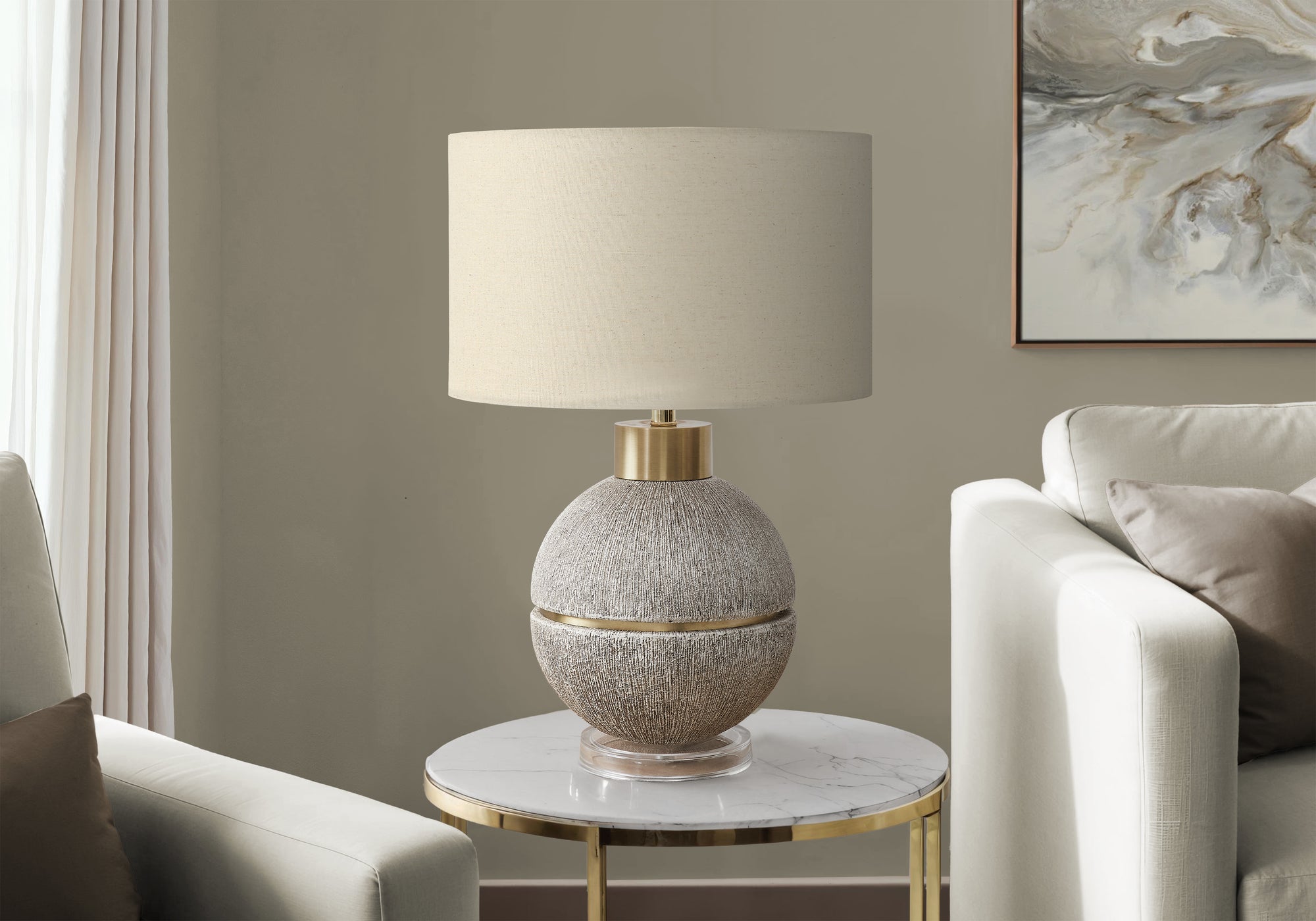 Rova Table Lamp - Brown