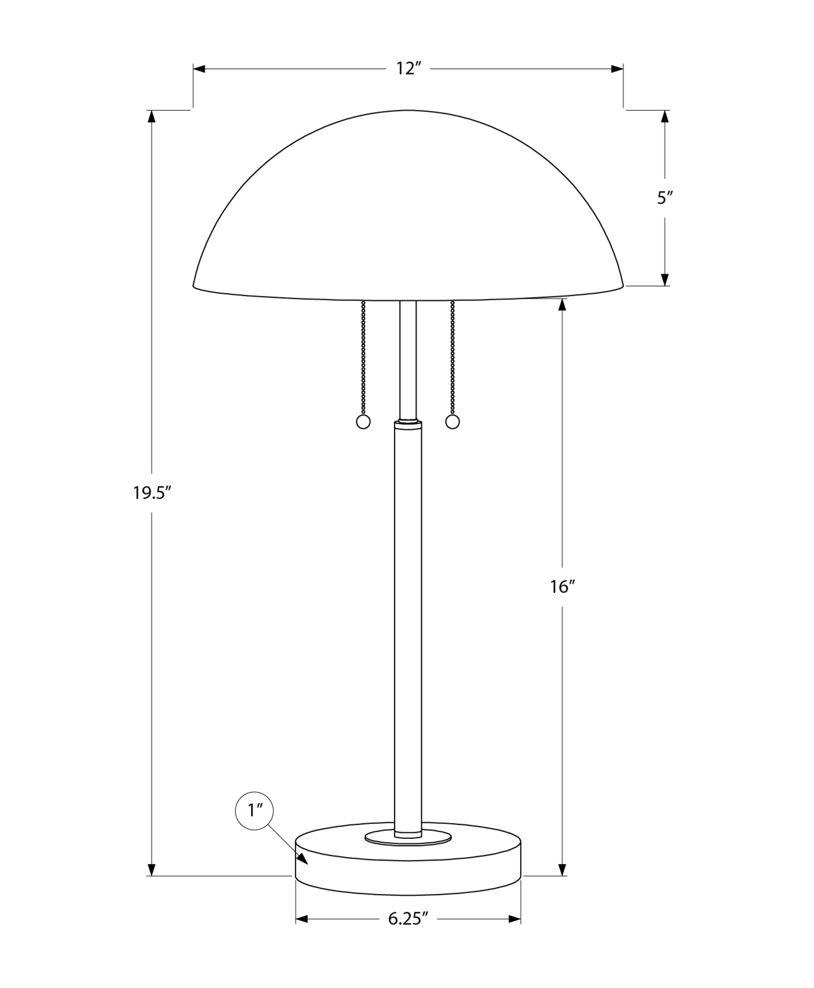 Tovia Table Lamp - Black
