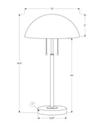 Tovia Table Lamp - Silver