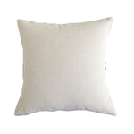 In Full Bloom 18 x 18" Textured Layered Striped Cushion - Green, Ivory