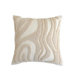 In Full Bloom 18 x 18" Tufted Cushion - Ivory