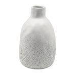 In Full Bloom Small Ceramic Vase Speckle - White