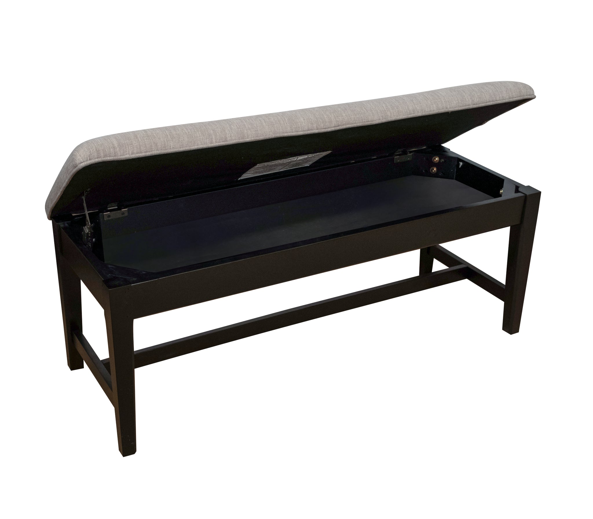 Isadora Storage Bench - Black, Grey
