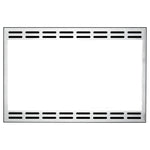 GE Stainless Steel 24" Optional Trim Kit for Microwave (1.1 Cu Ft)- JX1124STC