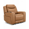 Jackson Fauteuil inclinable électrique avec chaleur et massage – noyer cendré