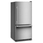 KitchenAid 30" 19.0 Cu. Ft. PrintShield Stainless Steel Freestanding Bottom Mount Refrigerator - KRBR130SPS
