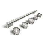 KitchenAid Stainless Steel Handle and Knob Hardware Accessory Kit for 30" Commercial-Style Induction Range - W11774736