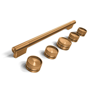 KitchenAid Trousse d’accessoires (poignée et boutons) pour cuisinière induction de style commercial de 30 po bronze W11774737