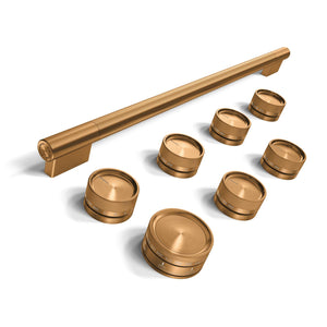 KitchenAid Trousse d’accessoires (poignée et boutons) pour cuisinière induction de style commercial de 36 po bronze W11774741