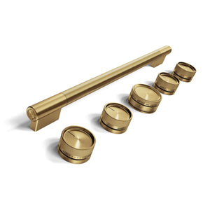 KitchenAid Trousse d’accessoires (poignée et boutons) pour cuisinière au gaz de style commercial de 30 po laiton W11774751